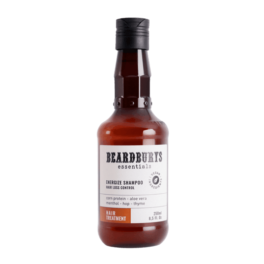 Beardburys Essentials Energize plaukų slinkimą mažinantis šampūnas